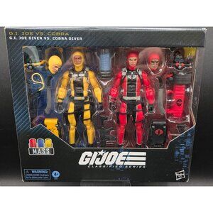 G.I. Joe Vs. Cobra Diver Action Figure Set With Accessories Articulated Collecti